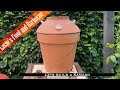 Flower pot ”kamado” build. DIY Kamado