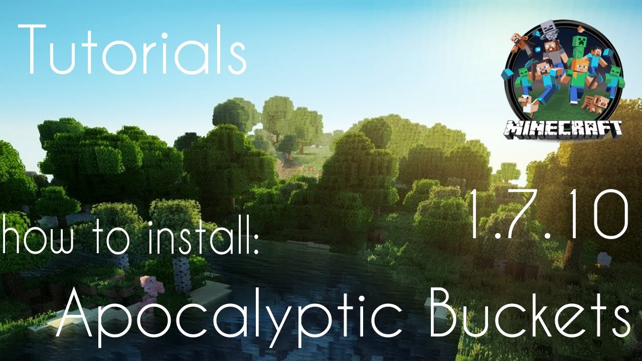 Minecraft 1.7.10 - How to Install Apocalyptic Buckets Mod (MAC ...