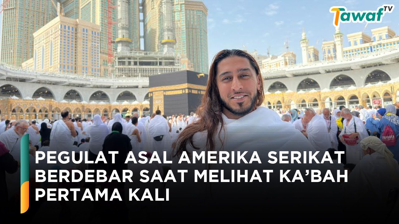 Pegulat Asal Amerika Serikat Berdebar saat Melihat Ka’bah Pertama Kali