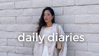 daily diaries | reunited with my high school best friends, photoshoot in LA, exploring Newport Beach