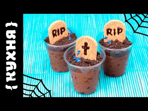 Видео рецепт Шоколадный десерт на Хэллоуин