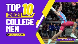 Top 10 Men College Outdoor 2021 (https://www.tfrrs.org) Vaulter Magazine