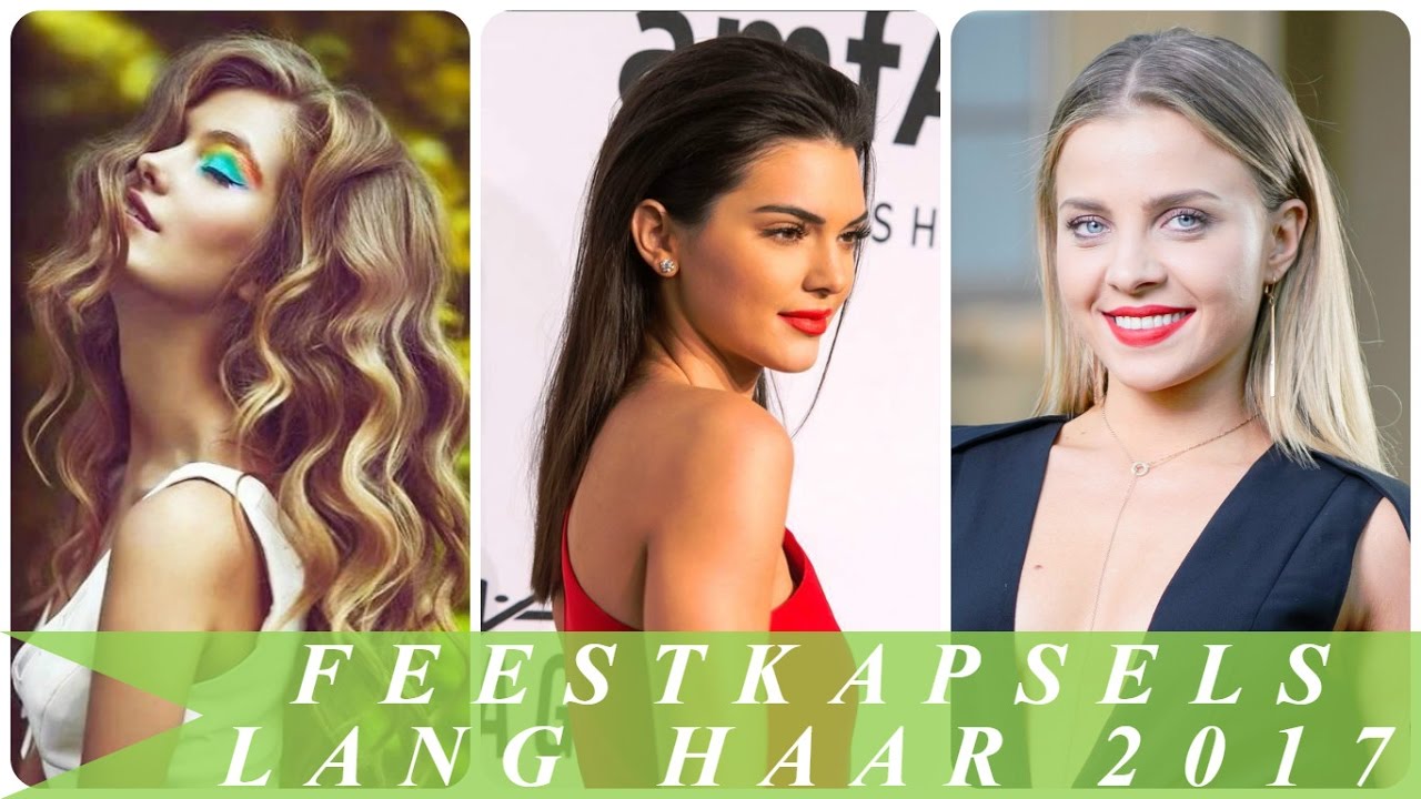 Feestkapsels lang haar 2017
