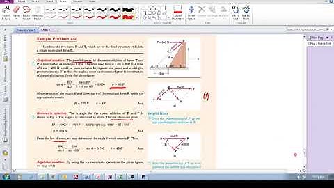 Chap 2.3 - Rectangular components (f):  Sample Problem 2-2