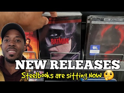 The Batman 4K & More/Steelbooks are readily available now ?/ New Release Blu-ray Hunting