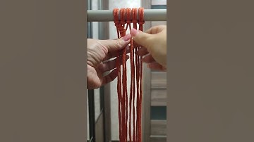 Diagonal macramé braid Діагональна косичка з макраме