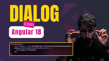Como criar dialog sem libs no Angular 18 #angular #typescript #frontend #javascript