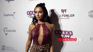 Cherrel Riana 2018 Babes In Toyland Holiday Toy Drive Red Carpet