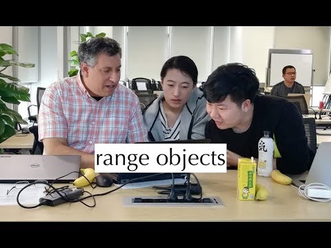 Python standard library: Range objects