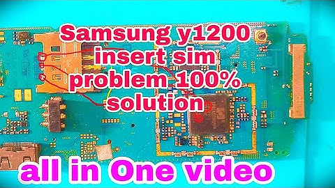 samsung e1200y insert sim solution. Samsung y1200 sim track jumper #viralvideo
