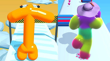 TALL MAN RUN vs BLOB RUNNER 3D All Levels Gameplay iOS & Android WALKTHROUGH | Runner Battle