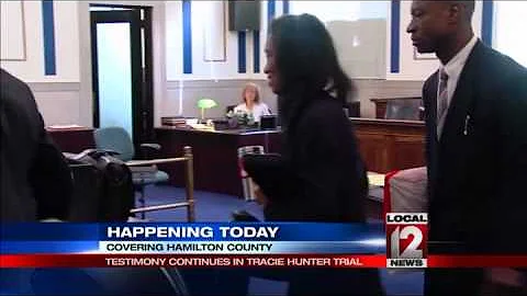 Prosecution continues its case in Tracie Hunter%