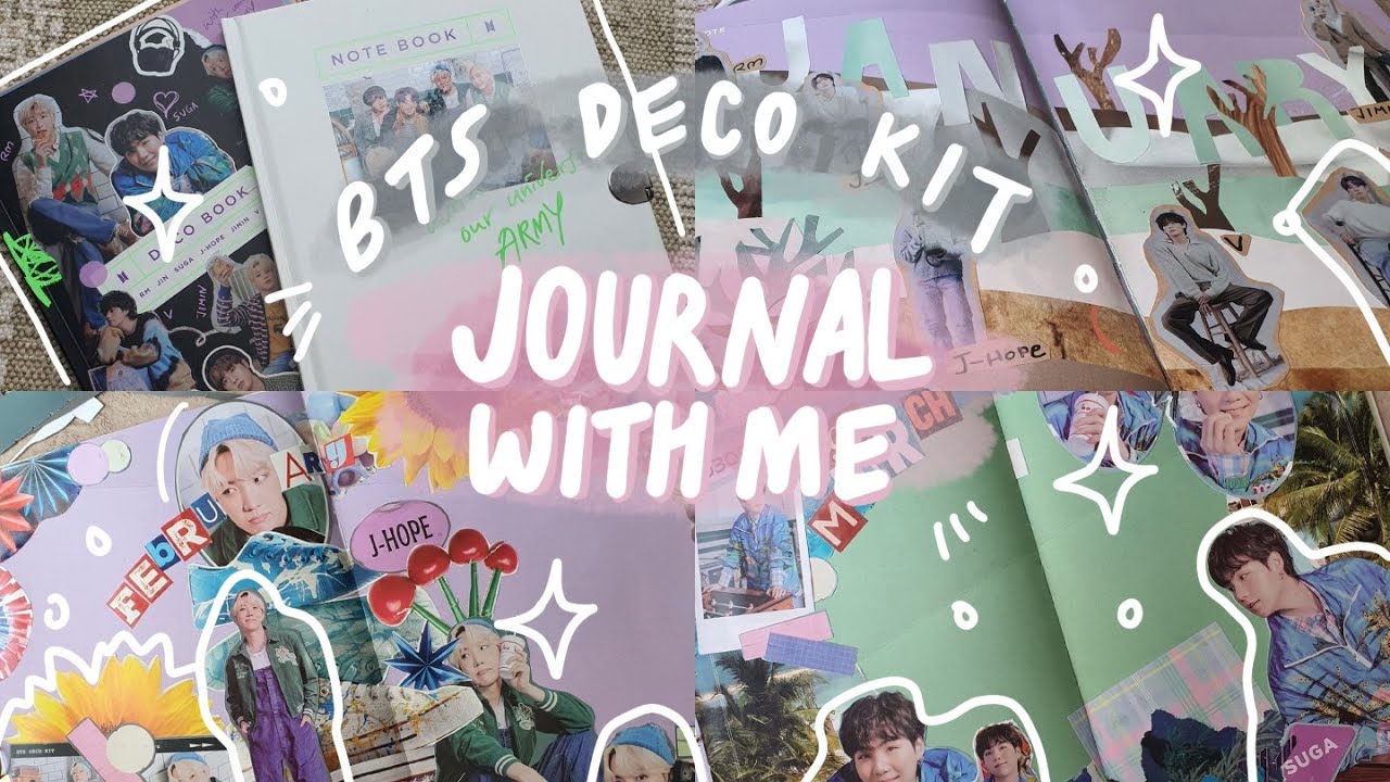 BTS DECO KIT - JOURNAL WITH ME (방탄소년단 데코키트 다꾸) - YouTube