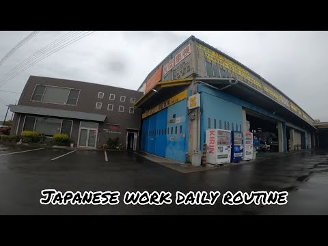 My Work Day Duties In JAPAN | Automotive Mechanic | Part 1