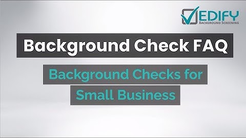 Background Checks for Small Businesses