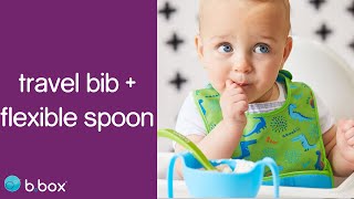 b.box travel bib + flexible spoon