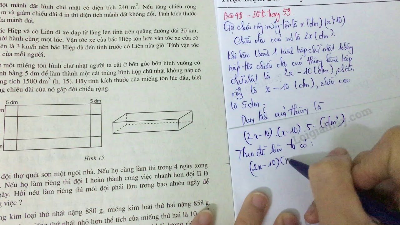 Giải bài 26 trang 76 sGK toán 9 tập 2 1