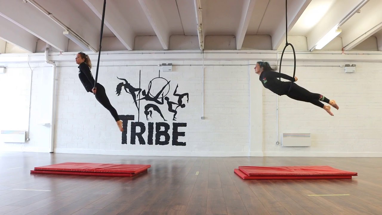 Aerial Hoop Drops & Rolls