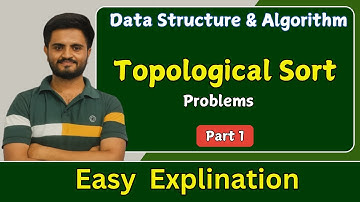 Topological Sorting problems |  Data structure and algorithms |all universities