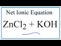 Net Ionic Equations and Reactions