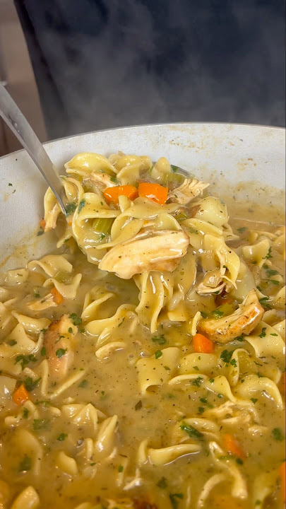 Homemade Chicken Noodle Soup!