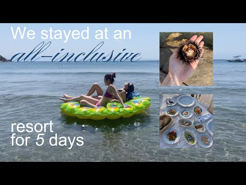 5 days at the best all inclusive resort VLOG | Club Marvy in Izmir Turkey, catching sea urchin