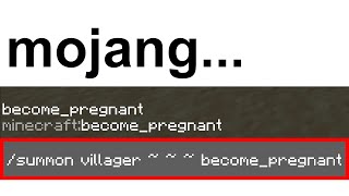 Omg. Mojang. Kids play this game.