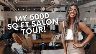 My 5,000 Square Foot Salon Tour!! || Michelle Senour
