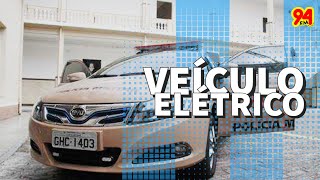 Polícia Militar da Bahia faz testes em veículo elétrico