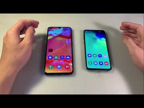 Samsung Galaxy A70 vs Samsung Galaxy S10e