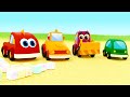 Sing with Mocas! The Five Little Cars kids' song. Nursery rhymes & super simple songs for kids