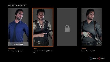 The Evil Within 2 / New Game Plus - Unlockable Outfits