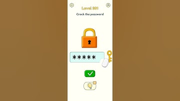Dop 2 l Delete One part | Level 381 | Crack the password | #short