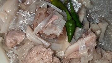 Daging Dan Tulang Babi Sup, Campur Buah Nangka Muda