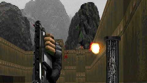 Ultimate Doom - Episode 1 - Map 9 "Military Base" - Brutal Doom - Harsh