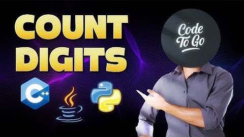 Count Digits Made Easy | GeeksforGeeks DSA Explained in Tamil