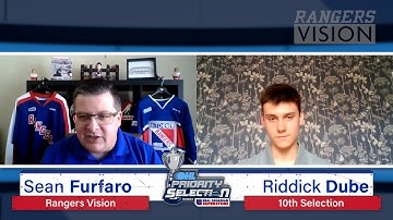 2021 OHL Priority Selection | Riddick Dube Interview
