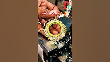 Wait for final look creating design at ring 💫💫 #viral #tranding #fashion #design #embroidrey #video