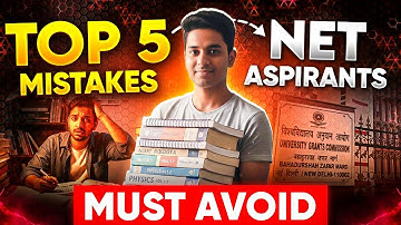 Top 5 Mistake to Avoid in UGC NET | Top 5 Mistake UGC NET Aspirants Must Avoid | UGC NET Preparation