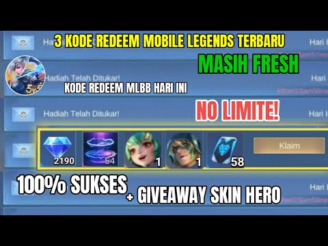 BONGKAR! 3 KODE REDEEM ML TERBARU KODE REDEEM MOBILE LEGENDS HARI INI UPDATE DESEMBER 2023