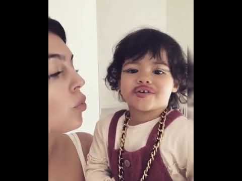 Cristiano Ronaldo su hija le manda bello mensaje te amo