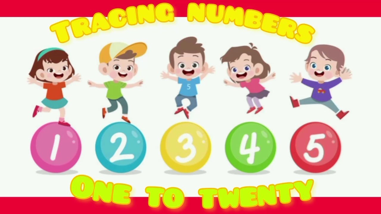Tracing Number 1 to 20 | Learn Numbers | KID KID TV - Kiddie Knowledge ...