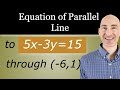 Understanding Parallel Lines and Equations