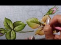 Folhas  - Parte 2 - Pintura em tecido