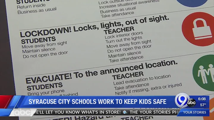 Syracuse City School District taking part in Standard Response Protocol Training