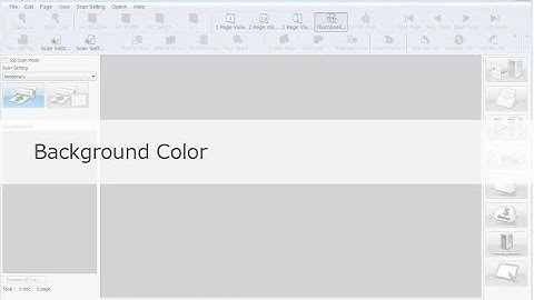 Panasonic "Image Capture Plus" Demo - Background Color