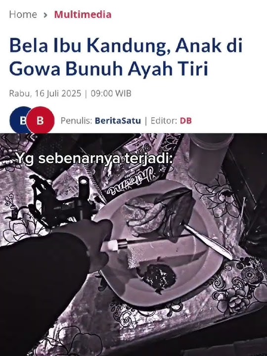 Bela ibu kandung, Anak tiri di Gowa Bun**h ayah tiri        #kaksadam #reels #fyp #shorts  #tragedy
