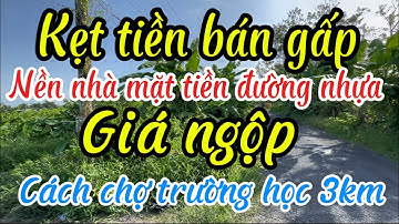 Chủ kẹt tiền bán gấp nền nhà mặt tiền đường nhựa giá ngộp 350 triệu Tp,Vị Thanh Tỉnh Hậu Giang