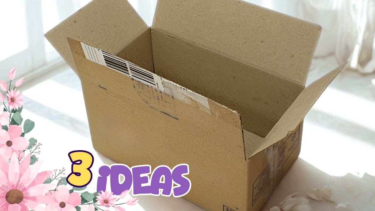 3 Brilliant Ways to Reuse Cardboard Boxes as Organizers! - YouTube