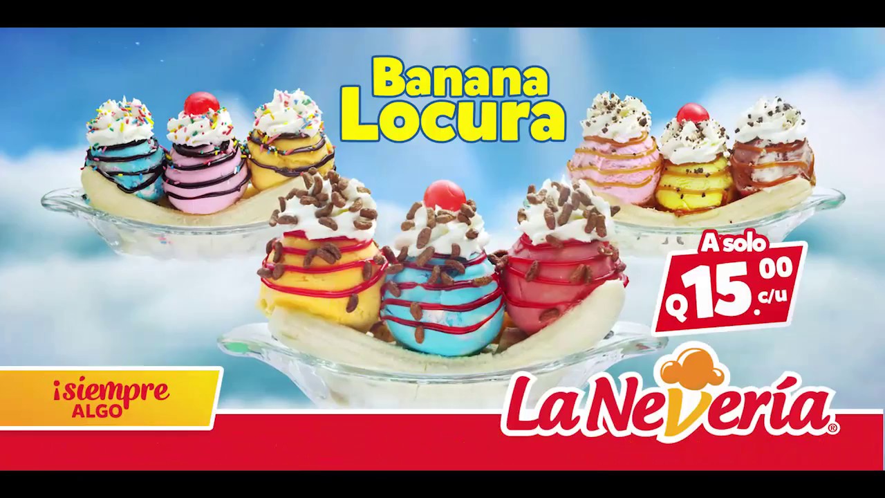 La Neveria Banana Locura GT YouTube